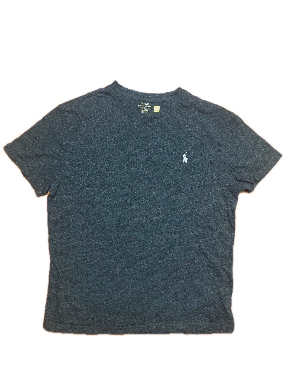 Polo by Ralph Lauren Short Sleeve Crew Neck T-Shirt in Dark Heather Gray